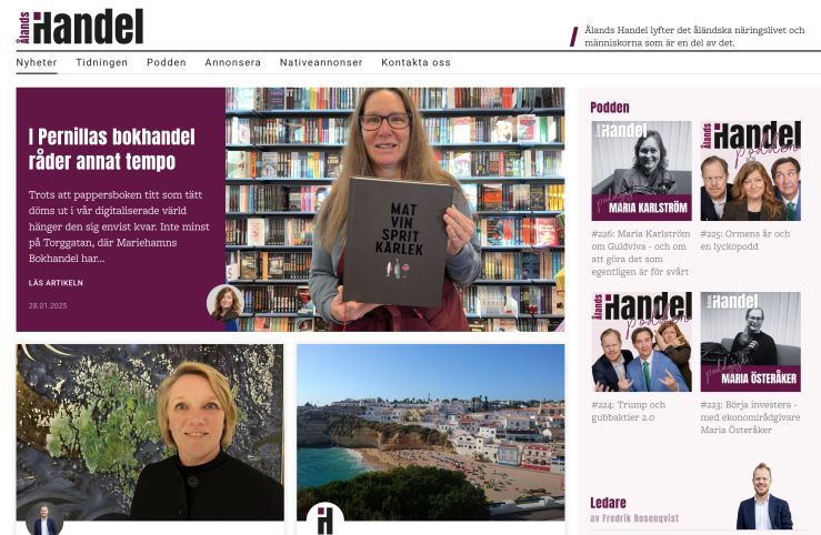 Februari 2025 som frilansare – Ålands handel på paus